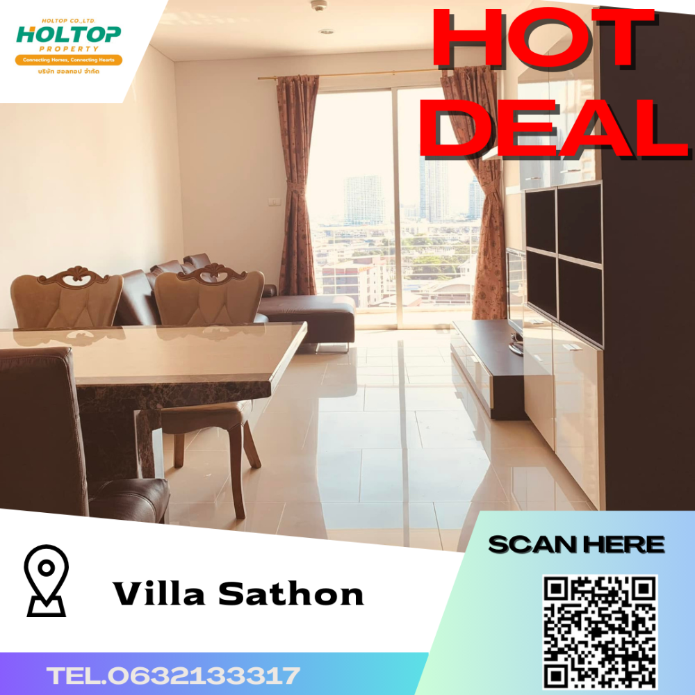 For RentCondoWongwianyai, Charoennakor : #A126 Villa sathon for rent