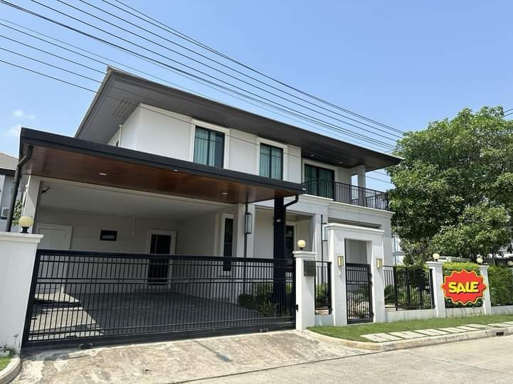 For SaleHousePattanakan, Srinakarin : S-SSR102 for sale, single house, Setthasiri Village, Phatthanakan Soi 39, 2 floors, 81 sq m, usable area 226 sq m, 4 bedrooms, 5 bathrooms, 18.5 million 064-959-8900