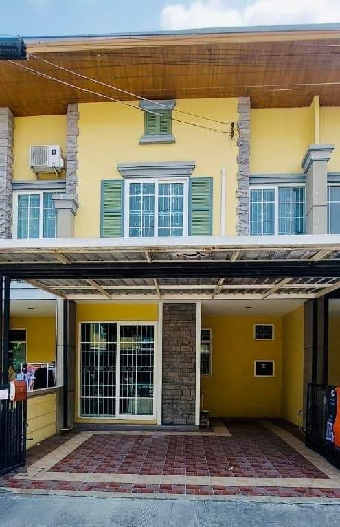 For SaleTownhomeLadkrabang, Suwannaphum Airport : S-HDFJ101 Townhome for sale, Golden Town Village, On Nut 65, 2 floors, 27 sq m, usable area 108 sq m, 4 bedrooms, 1 bathroom, 2.78 million 064-959-8900