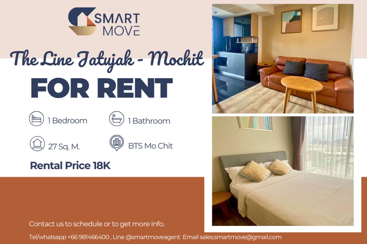 For RentCondoSapankwai,Jatujak : 🔥 For Rent !! 🔥 Code C20240600082.......The Line Jatujak - Mochit, 1 bedroom, 1 bathroom, furnished, ready to move in 📣📣