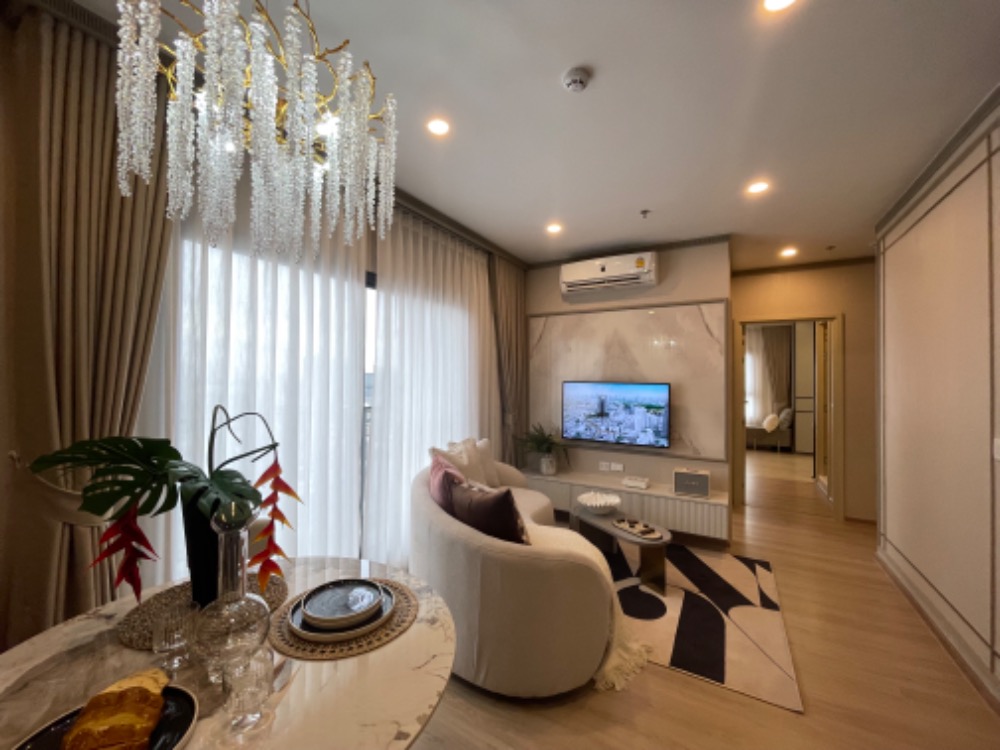 For SaleCondoKhlongtoei, Kluaynamthai : Life rama 4 - asoke 📍2 bedrooms, 65 sq m, very livable, central area is worth more than the price, only 9.55 million ✨ has a view of the Chao Phraya River, but close to the MRT in the city center / can make an appointment to see, call 062-362-5623