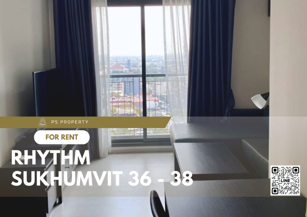 For RentCondoSukhumvit, Asoke, Thonglor : For rent 🔺 Rhythm Sukhumvit 36 ​​- 38 🔺 Complete furniture and electrical appliances, near BTS Thonglor.