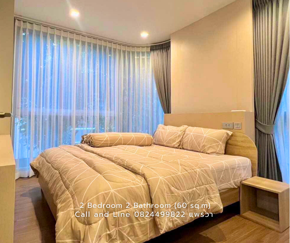 For RentCondoSukhumvit, Asoke, Thonglor : Condo for rent next to 'SWU' Very new room, 2 bedrooms, ready to move in. Call&Line: 0824499822