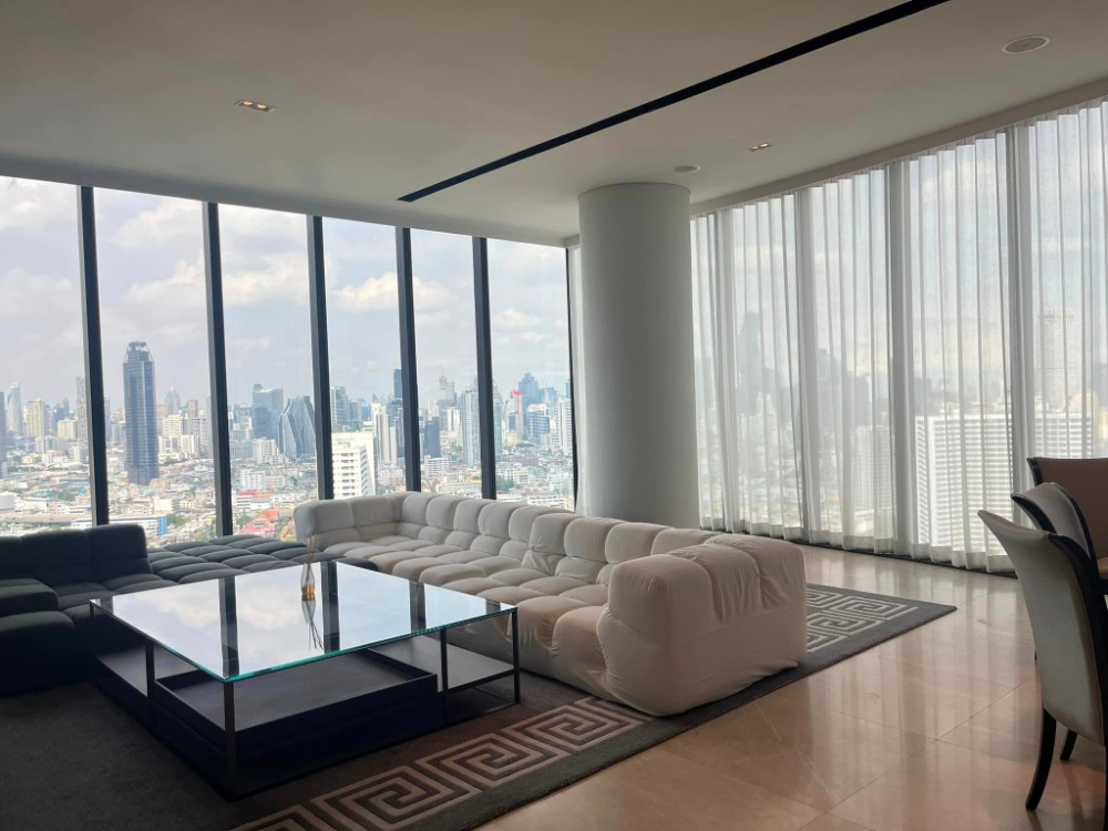 For RentCondoWongwianyai, Charoennakor : For Rent Banyan Tree Residences Riverside Bangkok 3beds size 248 sq.m. F/F