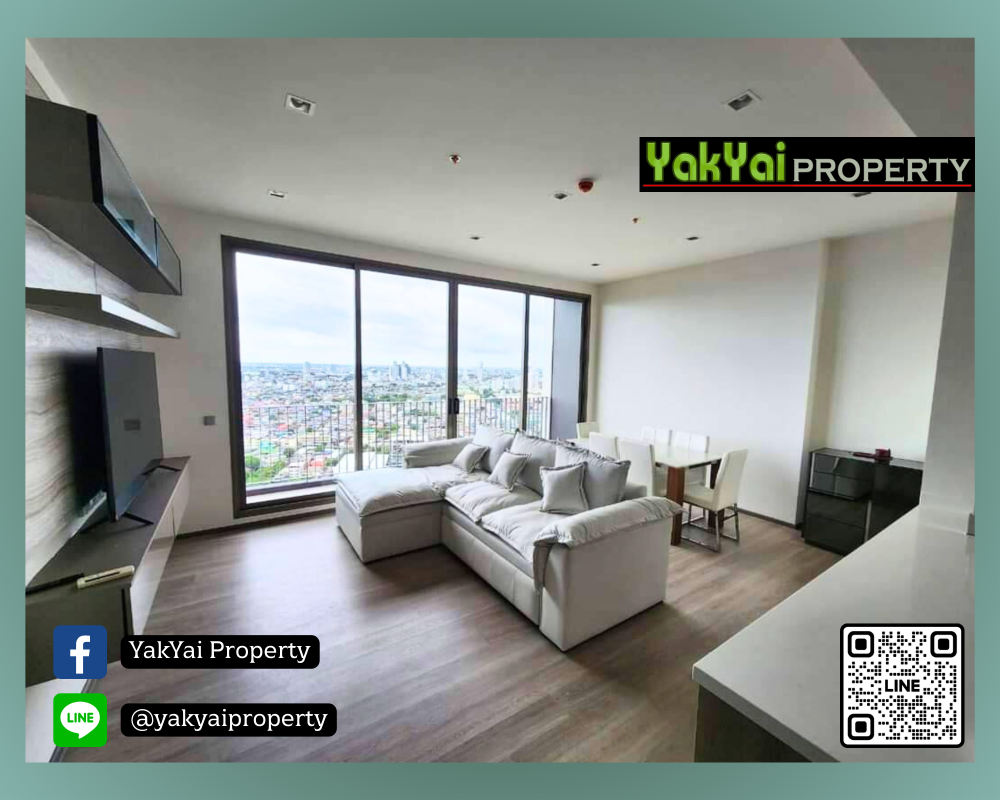 For RentCondoSathorn, Narathiwat : ✨️✨️Luxury project Charoenkrung area Must be here✨️✨️2 bedrooms, 2 bathrooms, 1 maid 📌For rent #TheRhythmCharoenkrungPavillion rent 100,000 baht/month❌️