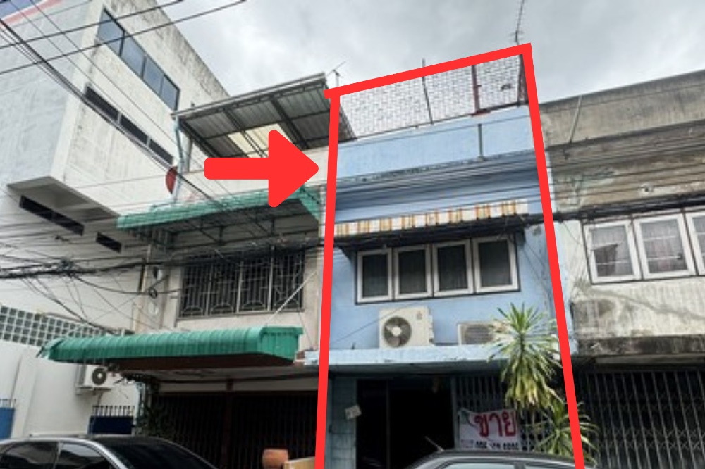 For SaleShop HouseEakachai, Bang Bon : S0001 3-storey commercial building, Soi Ekamai 62, in the best location, convenient to travel in and out.