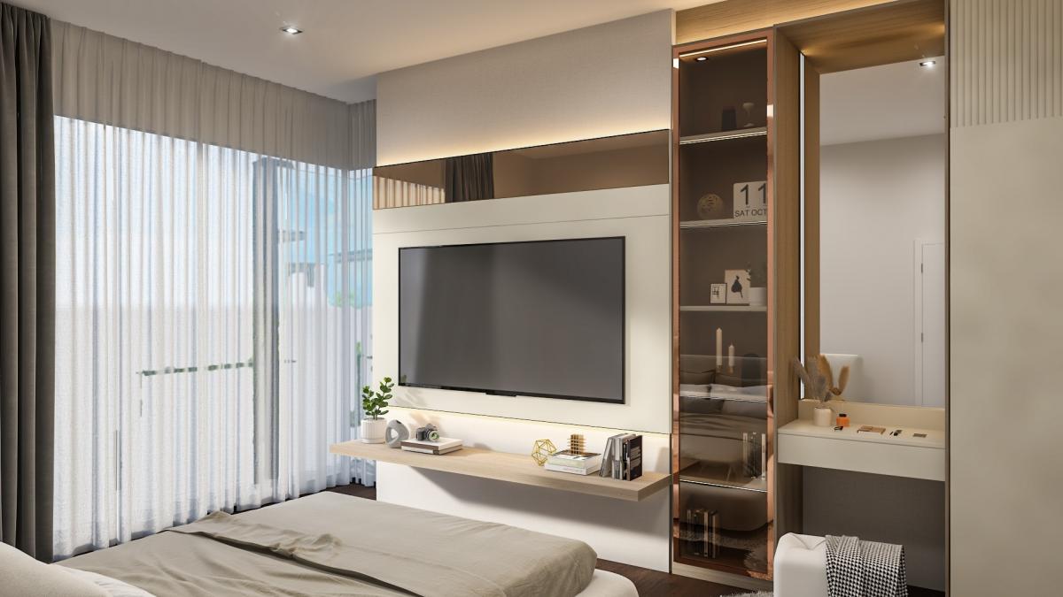 ⭐️🚩For sale/rent new house, never lived in, Bangkok Boulevard Bangna-km.5 (Bangkok Boulevard Bangna-km5), beautiful plot, main road. Near the clubhouse (H24097) Loading...