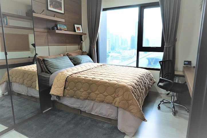 For RentCondoRama9, Petchburi, RCA : Condo for rent at Life Asoke, fully furnished ✅*** For Rent ***✅ Condo Life Asoke 30 square meters with furniture