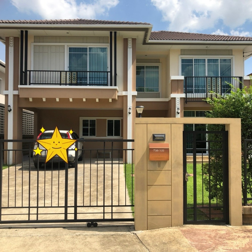 ให้เช่าบ้านพัฒนาการ ศรีนครินทร์ : M474 บ้านเดี่ยว 2 ชั้น ภัสสร เพลสทีจ ลุกซ์ พัฒนาการ 38