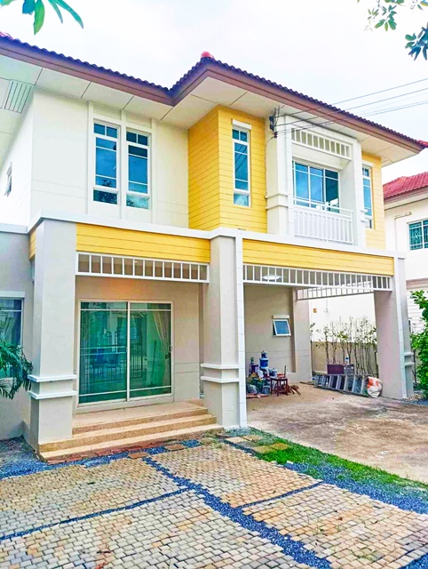 For RentHouseYothinpattana,CDC : Safari Panyaindra fully furnished in 3bed SatitPattana Sch. 2storey house for rent 72sqwa. 21,998 B