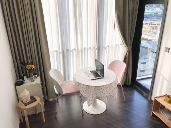 For RentCondoRama9, Petchburi, RCA : 👑 The Line Asoke - Ratchada 👑 1 BED 1 BATH 36 sq m. Beautiful room, fully decorated, ready to move in.