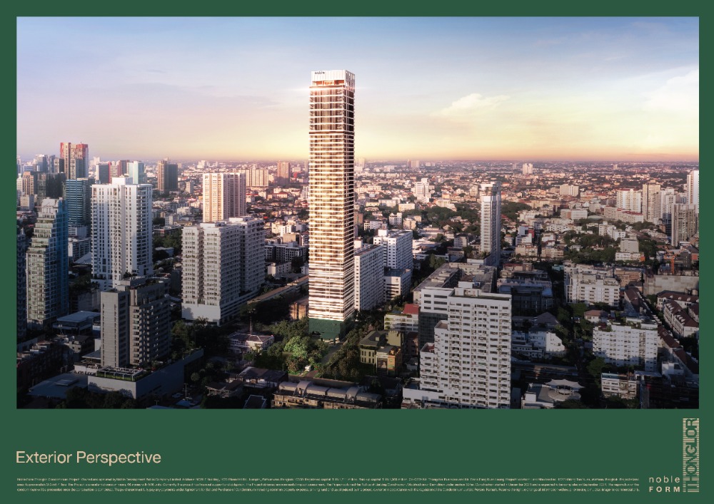 ขายคอนโดสุขุมวิท อโศก ทองหล่อ : ขาย FQ (Foreigner Quota) Commission 6% - Noble Form Thonglor - โครงการสูงสุดบนถนนทองหล่อ