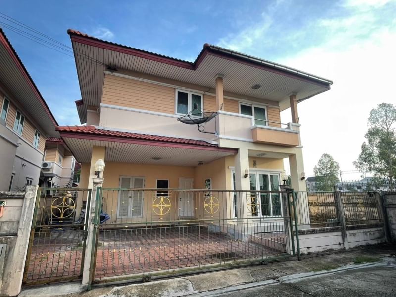 ให้เช่าบ้านลาดกระบัง สุวรรณภูมิ : ให้เช่าบ้านเดี่ยว ✅ หมู่บ้านระเบียงสวน 4 ✅ บ้านอยู่ซอยเฉลิมพระเกียรติ ร.9 ซอย 28