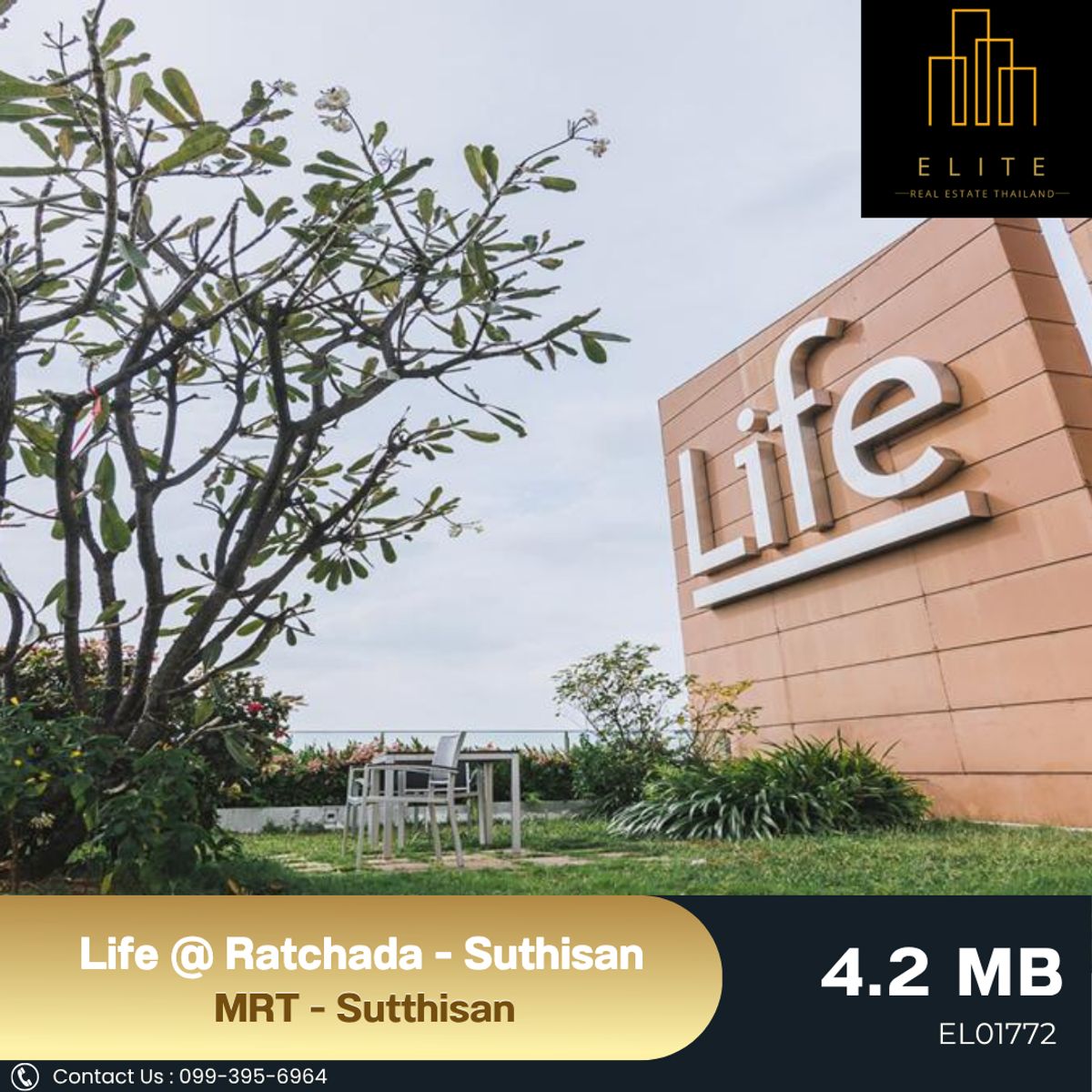 ขายคอนโดรัชดา ห้วยขวาง : 💥 ขายด่วน !! คอนโด ไลฟ์ แอท รัชดา - สุทธิสาร ราคาถูกกว่าตลาด 💯ห้องมุม เฟอร์นิเจอร์ครบ ใกล้ MRT-สุทธิสาร 🚄