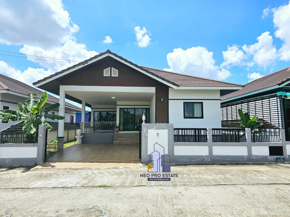 ให้เช่าบ้านขอนแก่น : ขาย/ให้เช่า บ้านเดี่ยว 3ห้องนอน, 3ห้องน้ำ, เนื้อที่ 70.6 ตร.วา, พื้นที่ใช้สอย 180 ตร.ม., หมู่บ้านมงคลเลิศธานี2 ถนนเหล่านาดี