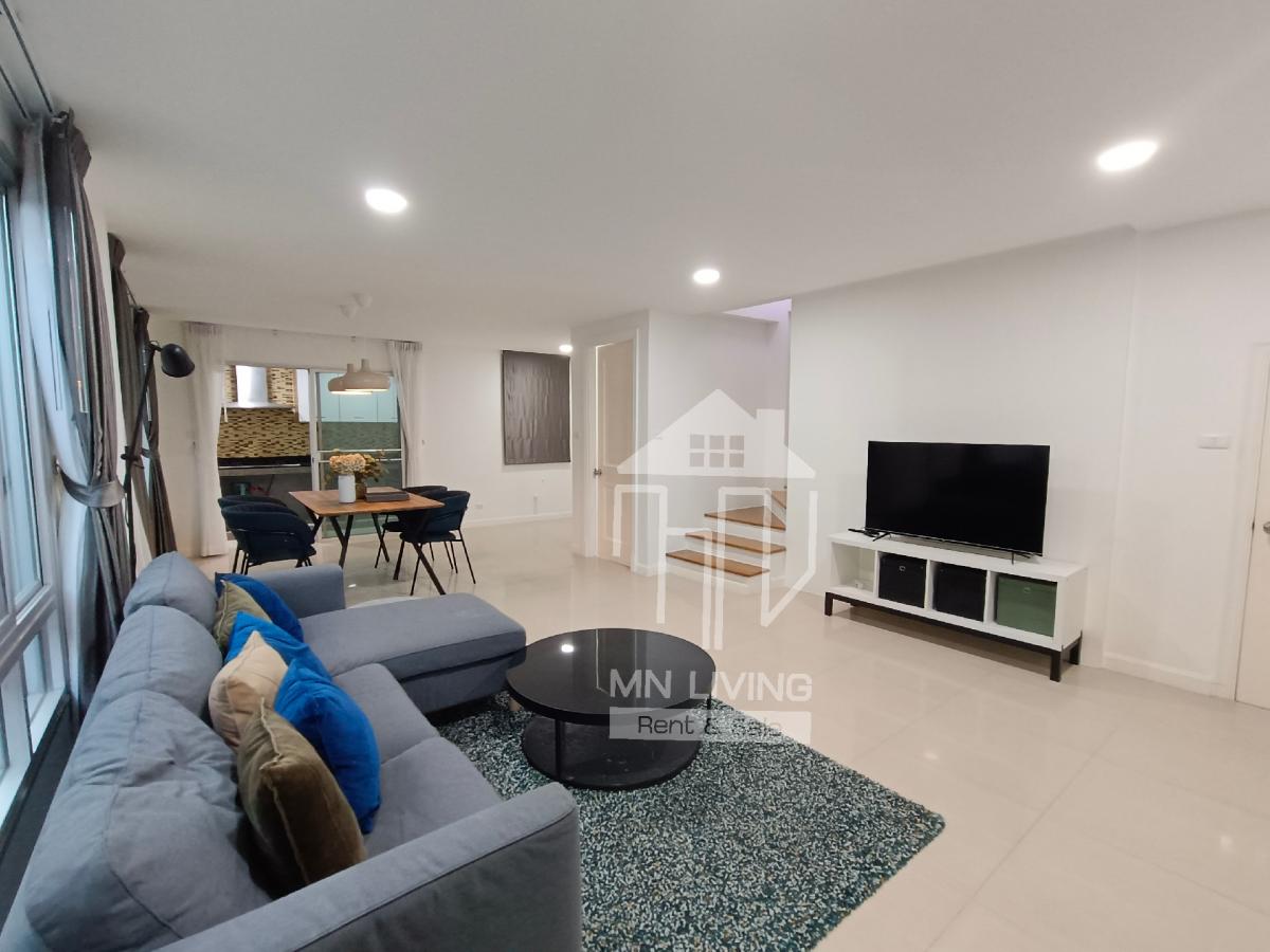 For RentTownhomeRattanathibet, Sanambinna : Townhouse for rent, 3 floors, near Sanambinnam, Plus City Park Sanambinnam project, beautiful house, good location, decorated, ready to move in