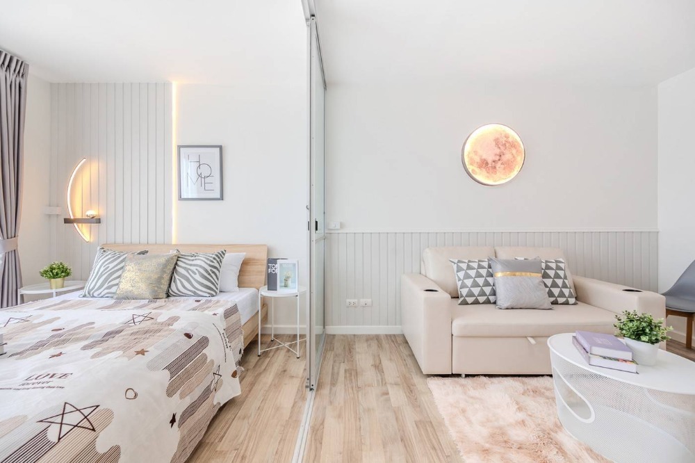 D Condo On Nut - Rama 9, 1 bedroom, beautiful room, cute, fully furnished, ready to move in_Do440 Loading...