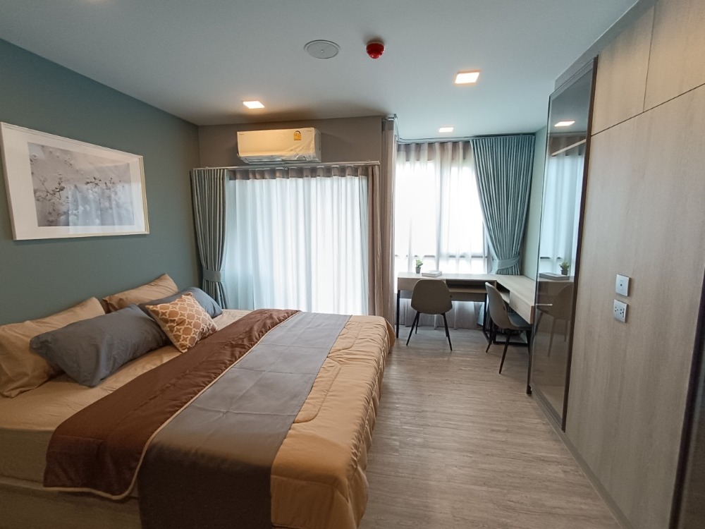 ให้เช่าคอนโดปทุมธานี รังสิต ธรรมศาสตร์ : ให้เช่า คอนโด เคฟ เอวา 1 BEDROOM EXCLUSIVE 13,000 บ/ด ตึก D ชั้น 7 ห้อง ขนาด 27.50 ตรม วิวสวนด้านใน