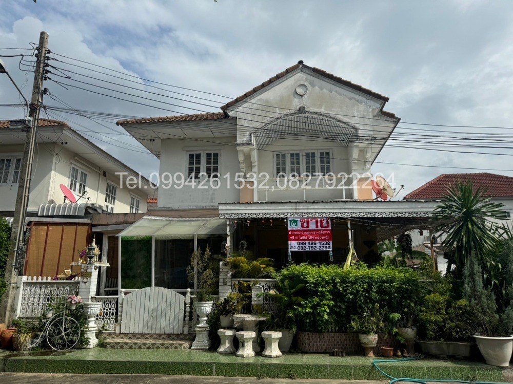 ขายบ้านนนทบุรี บางใหญ่ บางบัวทอง : 🏡ขายด่วน บ้านแฝด หมู่บ้านบุรีรมย์ ซ.วัดพระเงิน ติดส่วนกลาง 3 นอน 2 น้ำ