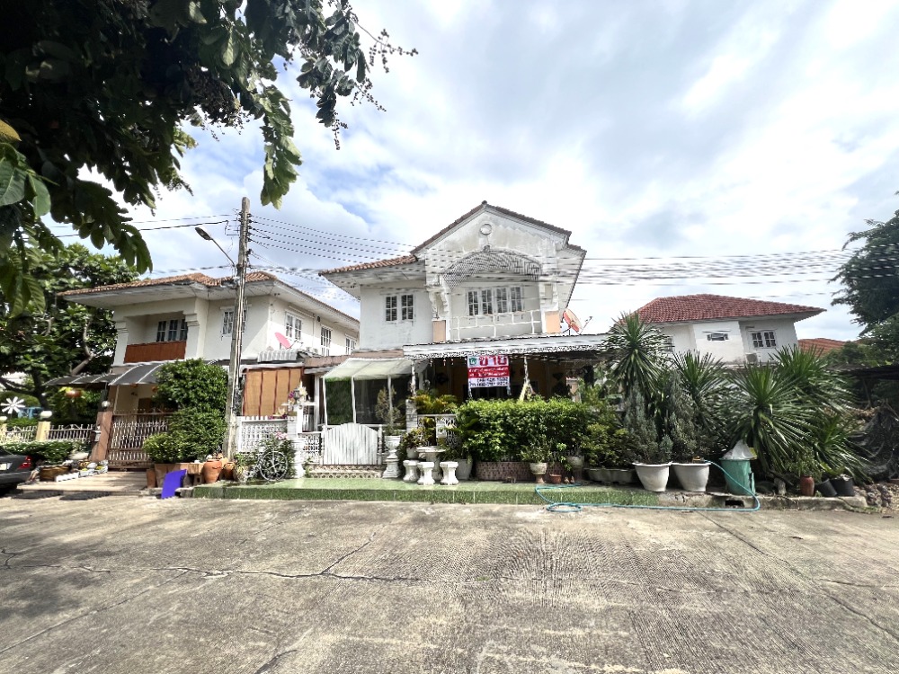 For SaleRama5, Ratchapruek, Bangkruai : Urgent sale, 2-storey twin house, Buriram Village, Wongwaen-Pinklao, Soi Wat Phra Ngoen, Bang Yai