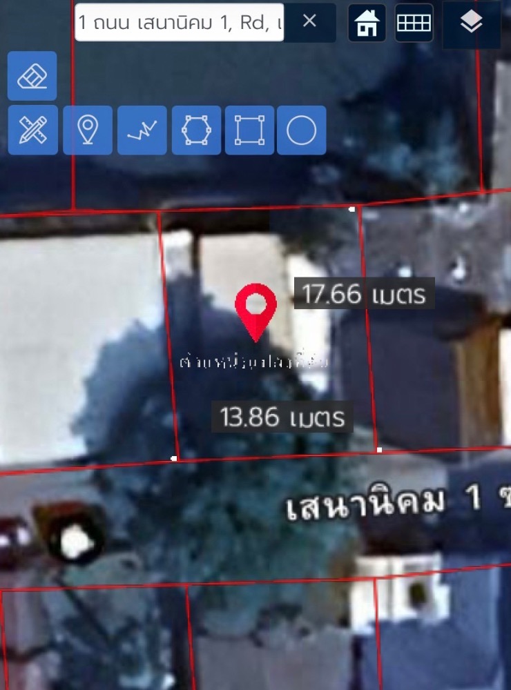 ขายที่ดินโชคชัย4 ลาดพร้าว71 : ขายที่ดิน 60 ตรว. แถมบ้าน ถนน เสนานิคม1-ลาดพร้าววังหิน