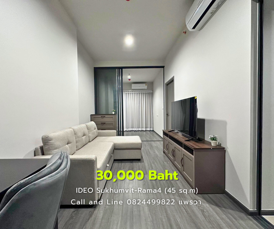 For RentCondoKhlongtoei, Kluaynamthai : Ideo Sukhumvit-Rama4 for rent / New condo in sukhumvit area contact: 082-4499822