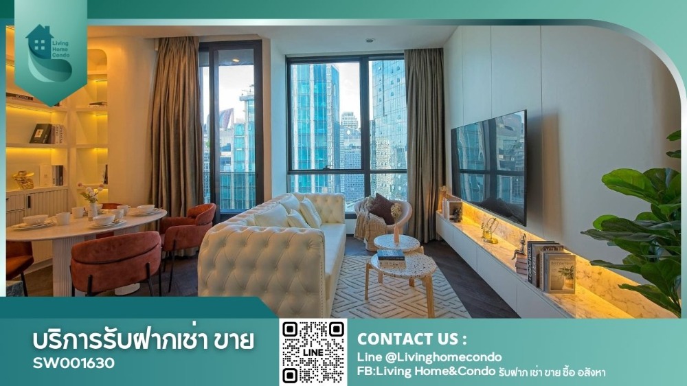 ขายคอนโดสุขุมวิท อโศก ทองหล่อ : ขายคอนโด The Esse Sukhumvit 36 ชั้นสูง 2 ห้องนอน แต่งสวย เฟอรฯครบพร้อมอยู่ ติด BTS ทองหล่อ