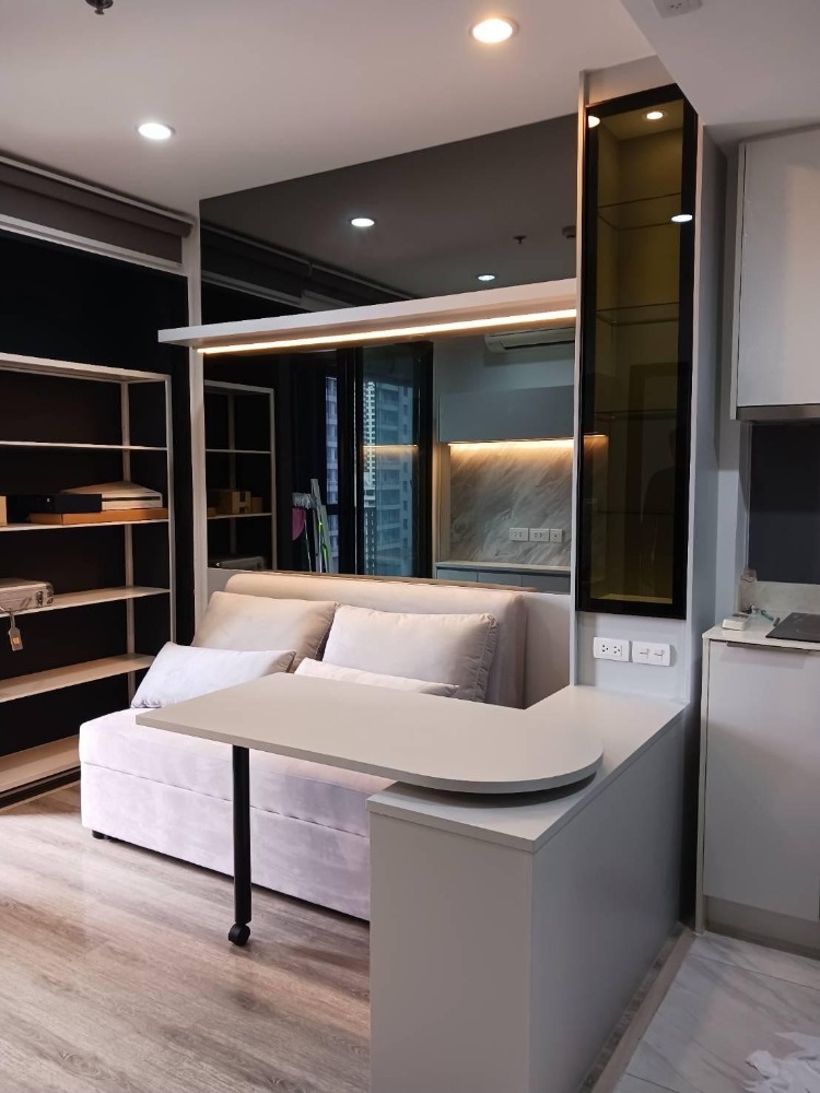 For RentCondoRama9, Petchburi, RCA : IDEO MOBI ASOKE Newly decorated room, never rented out, beautiful room, view of SWU.