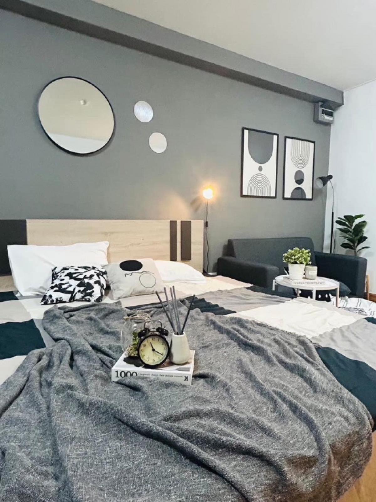 ให้เช่าคอนโดรัชดา ห้วยขวาง : ให้เช่า City Home (ซิตี้โฮม) รัชดา ซ.10 MRT ห้วยขวาง+ศูนย์วัฒนธรรม ครัวแยก มีเครื่องซักผ้า