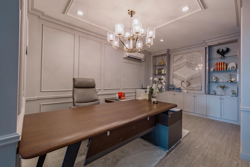 For SaleOfficeVipawadee, Don Mueang, Lak Si : NTG404 4-storey home office, new condition, ready to use, with private glass elevator, 10 minutes from Don Mueang Airport