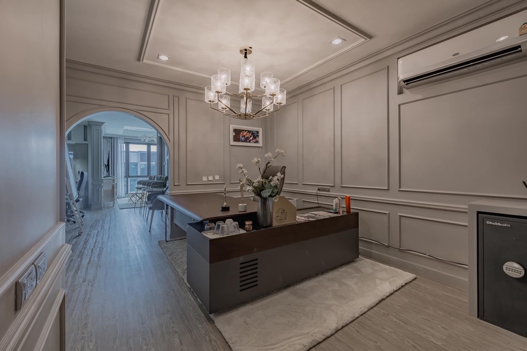 NTG404 4-storey home office, new condition, ready to use, with private glass elevator, 10 minutes from Don Mueang Airport Loading...