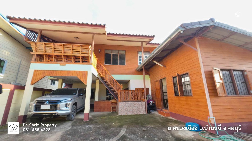 For SaleHouseLop Buri : House for sale, 2-storey , 49 sq wa, large area, near Nong Muang School, Ban Mi District, Lop Buri Province