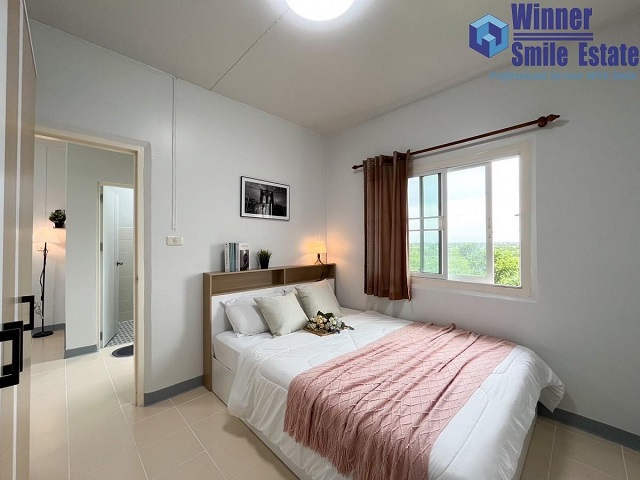 For SaleCondoBangna, Bearing, Lasalle : For sale, Eua Athon Wat Si Warin Noi, newly renovated like an angel, corner room, golf course view