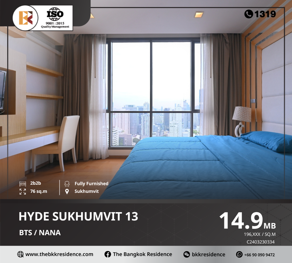 For SaleCondoNana, North Nana,Sukhumvit13, Soi Nana : Hyde Sukhumvit 13 near BTS Nana