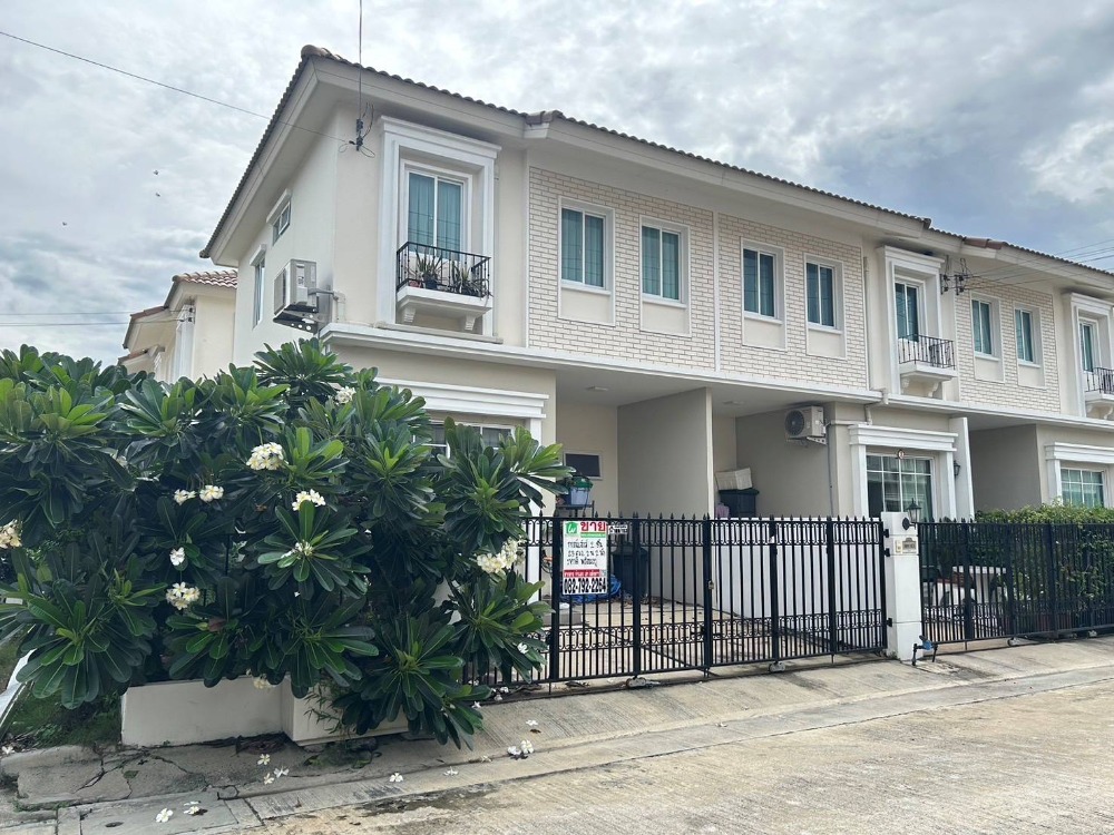 ให้เช่าทาวน์โฮมปทุมธานี รังสิต ธรรมศาสตร์ : ให้เช่าทาวน์เฮ้าส์ หลังมุม บ้านพฤกษาวิลล์ 113 ติวานนท์-รังสิต พื้นที่ 22 ตรว