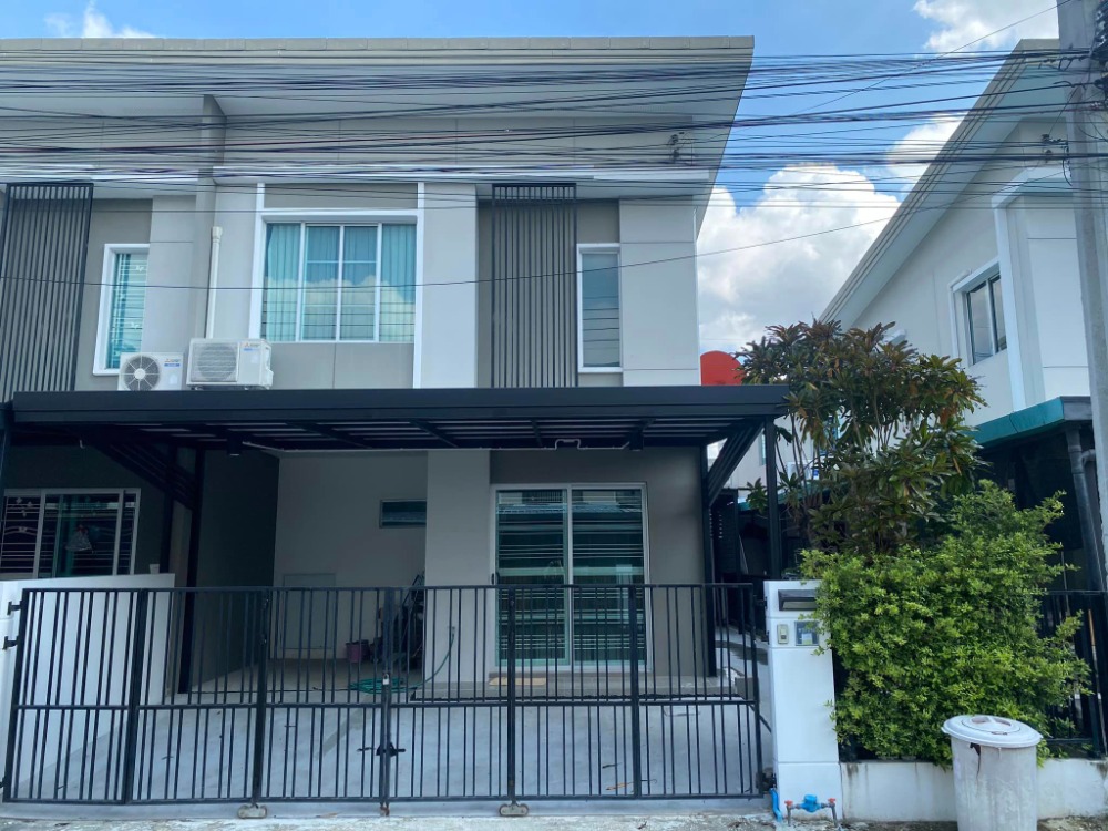 For RentHouseLadkrabang, Suwannaphum Airport : 🏠 For rent: Pruksa Ville 92 On Nut-Suvarnabhumi / Rent 14,000 baht, near Robinson Lat Krabang, fully furnished, ready to move in ✅✅
