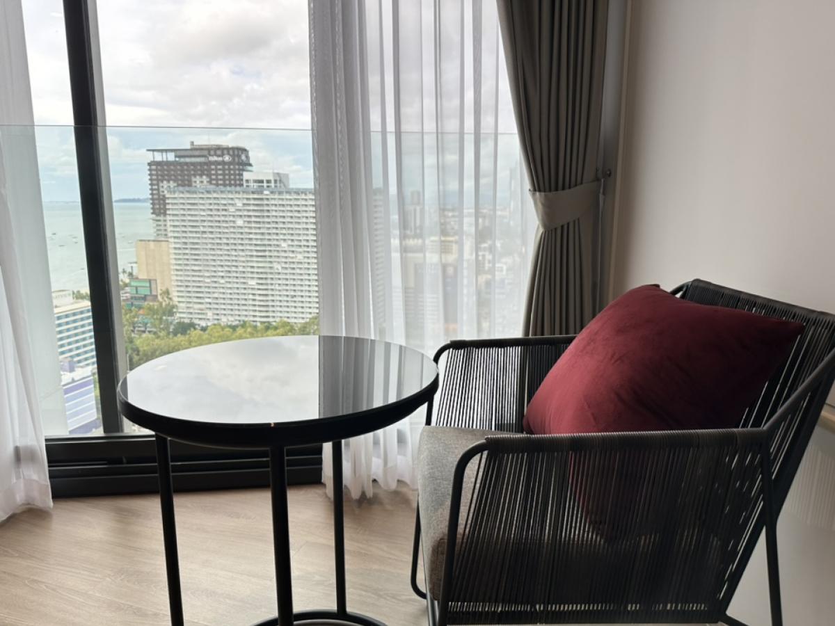 For SaleCondoPattaya, Bangsaen, Chonburi : 📍Foreign quota Edge Central Pattaya, high floor, sea view - Yield 12%, 1 bedroom, size 30 sq m. 099-3639692 Toi