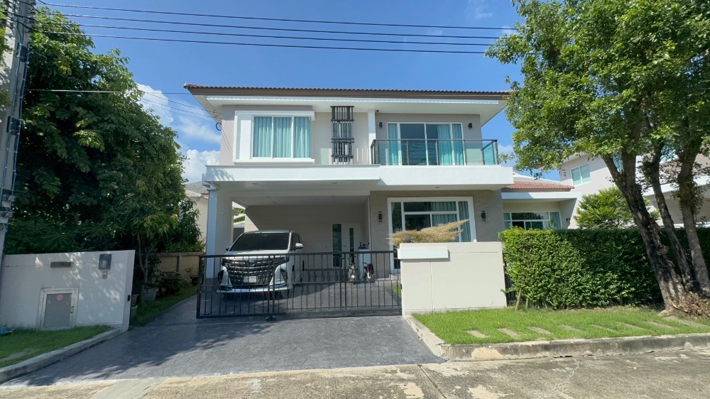 For SaleHouseLadkrabang, Suwannaphum Airport : Single House, Casa Premium Ring-Onnut (80 sq.w.), cheaper, cheaper than the scholarship with tenants.