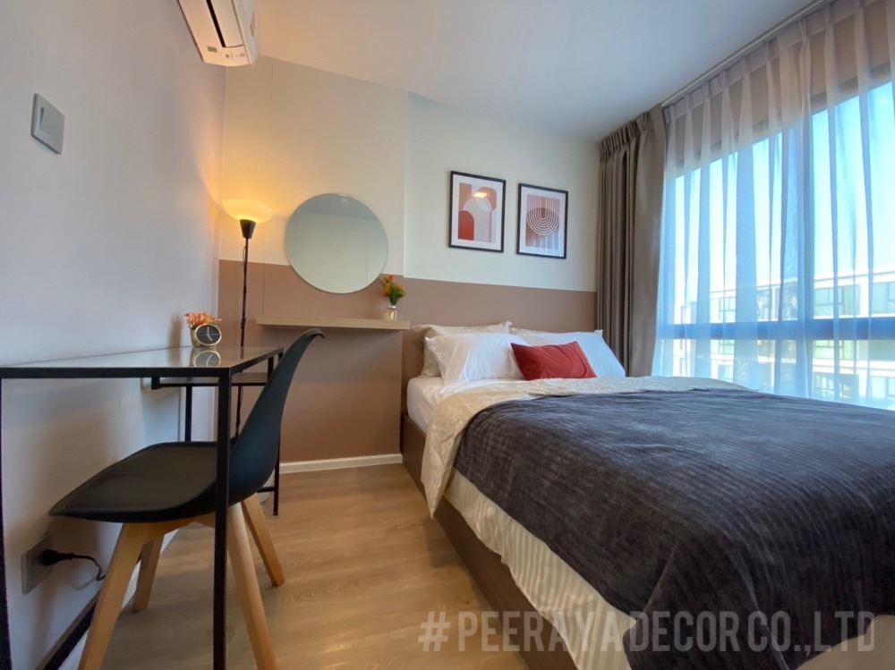 ให้เช่าคอนโดปทุมธานี รังสิต ธรรมศาสตร์ : ให้เช่า เคฟ ทาวน์ ซิฟท์ 1 Bedroom Plus  2 ห้องนอน ขนาด 38.43 ตรม ตึก B ชั้น 7 ห้องมุม เฟอร์ครบ พร้อมอยู่