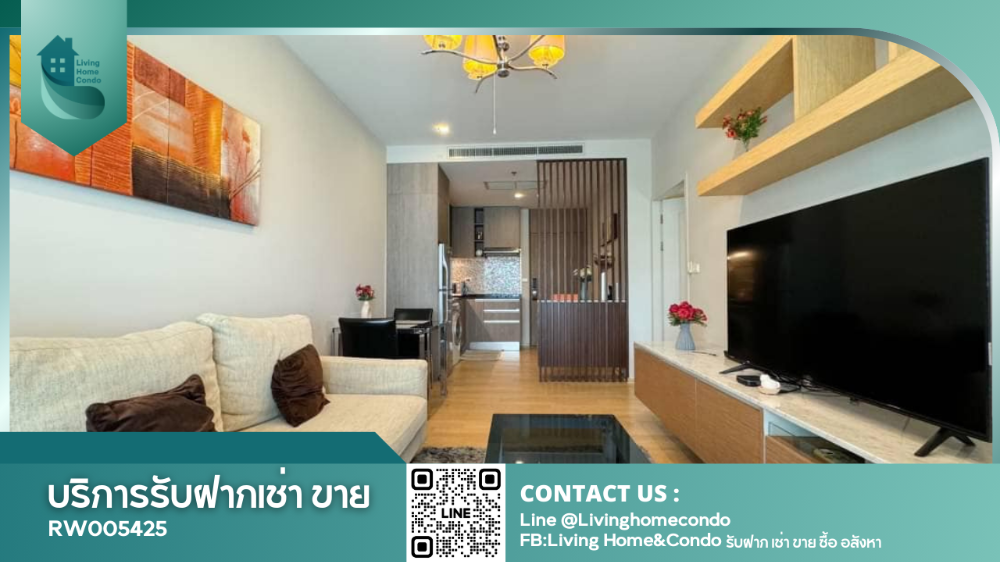 For RentCondoSukhumvit, Asoke, Thonglor : For rent Noble Refine Sukhumvit 26, beautifully decorated, Unblocked view, ready to move in LH-RW005425
