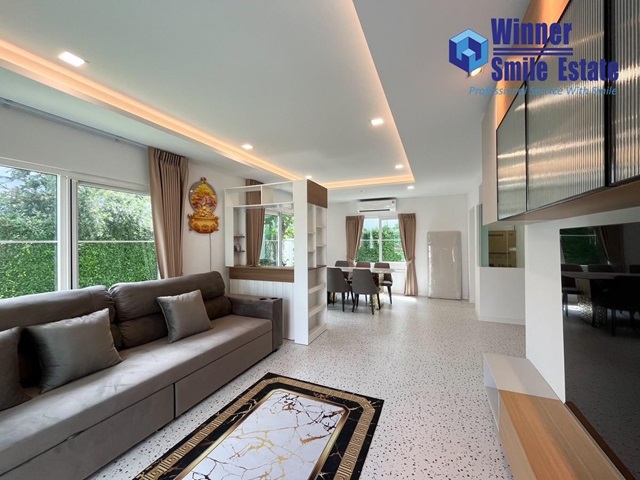 ให้เช่าบ้านบางนา แบริ่ง ลาซาล : เช่า บ้านเดี่ยวใกล้เมกาบางนา Villaggio 2 Srinakarin Bangna บ้านมือ 1 ใหม่ทั้งหลัง