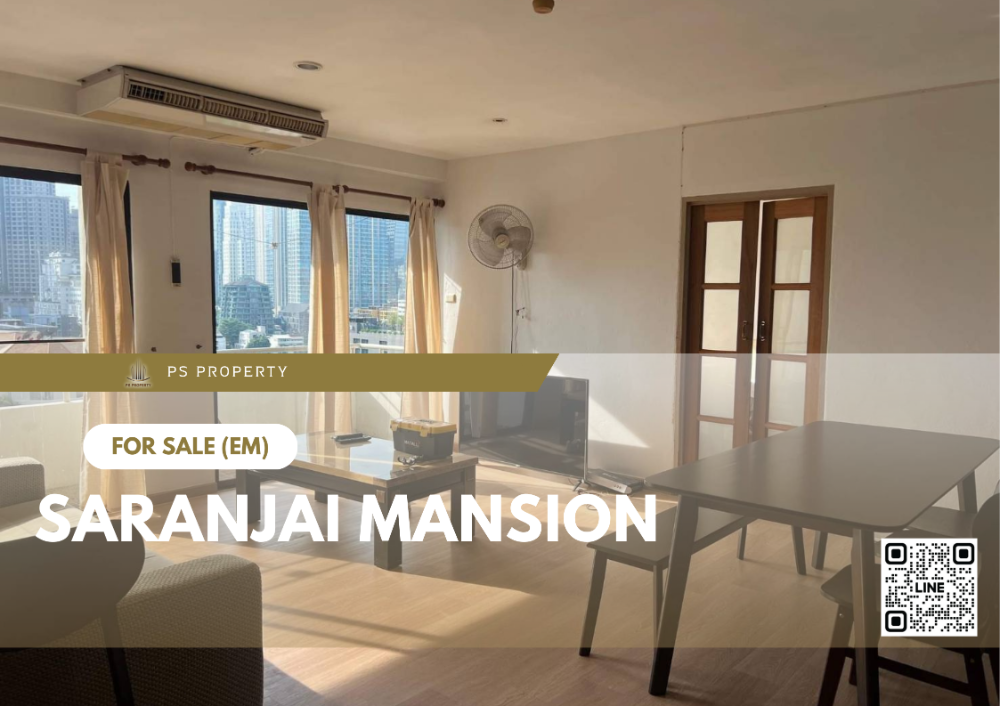 For SaleCondoSukhumvit, Asoke, Thonglor : Urgent sale 📍 Saranjai Mansion 📍 2 bedrooms, 2 bathrooms, complete furniture and electrical appliances.