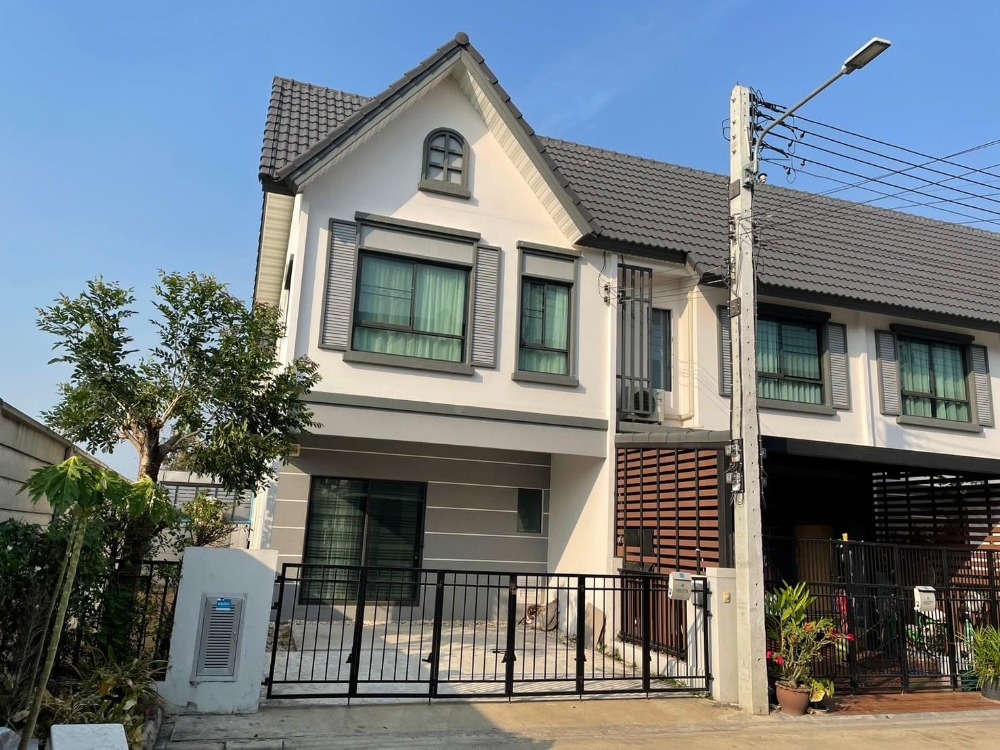 ขายทาวน์โฮมปทุมธานี รังสิต ธรรมศาสตร์ : ขายโมดิ วิลล่า ราชพฤกษ์-ติวานนท์ หลังมุม