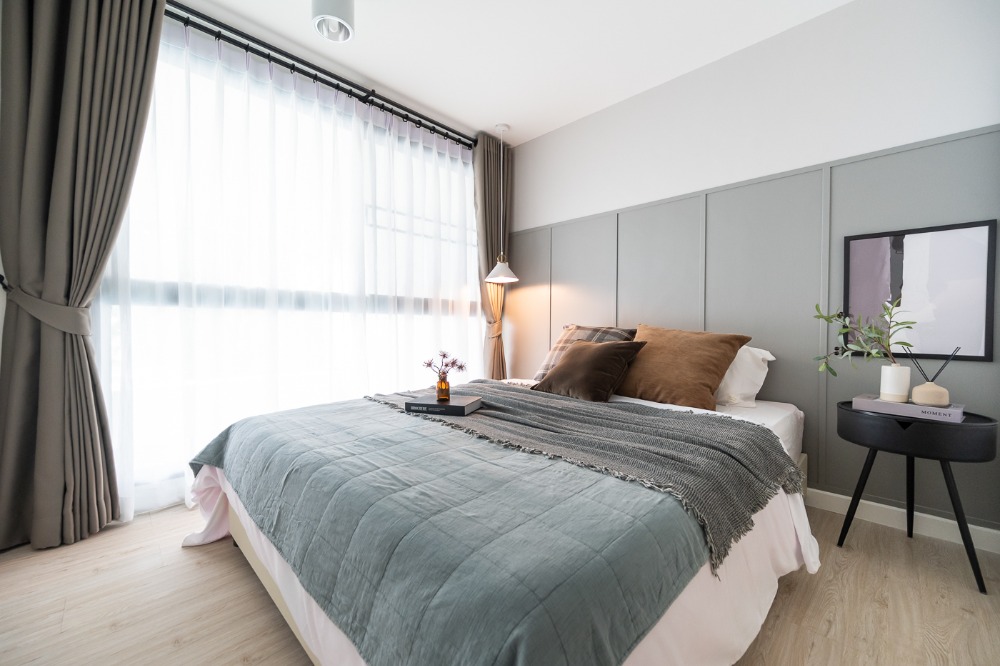 For SaleCondoOnnut, Udomsuk : Large room, size 44.68 sq.m. #Chateau in Town Sukhumvit 62/1 Phase 2, cheapest‼️ ✨2.899 million ✨Near #BTS Bang Chak, near #Expressway Chalerm Mahanakhon #Separate kitchen ⏰Why rent? ✅#Newly renovated, ready to move in ✅ #Free loan application