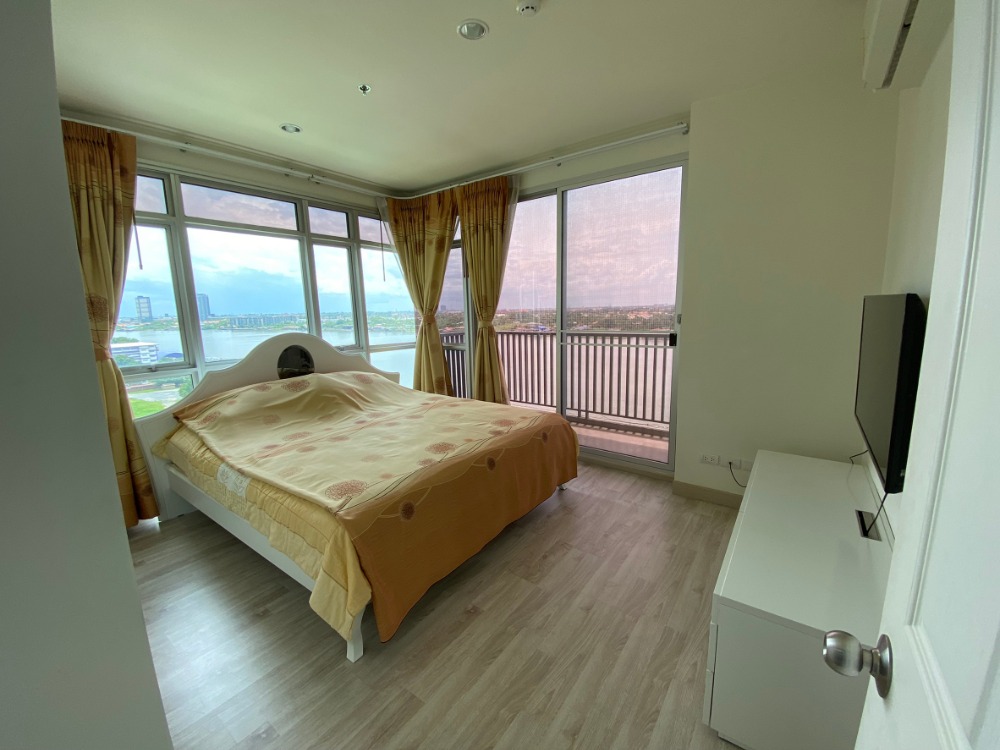 For RentCondoRattanathibet, Sanambinna : A3290764 Condo for rent Manor Sanambinnam (Manor Sanambinnam) size 70 sq m, 11th floor, Building D, corner room