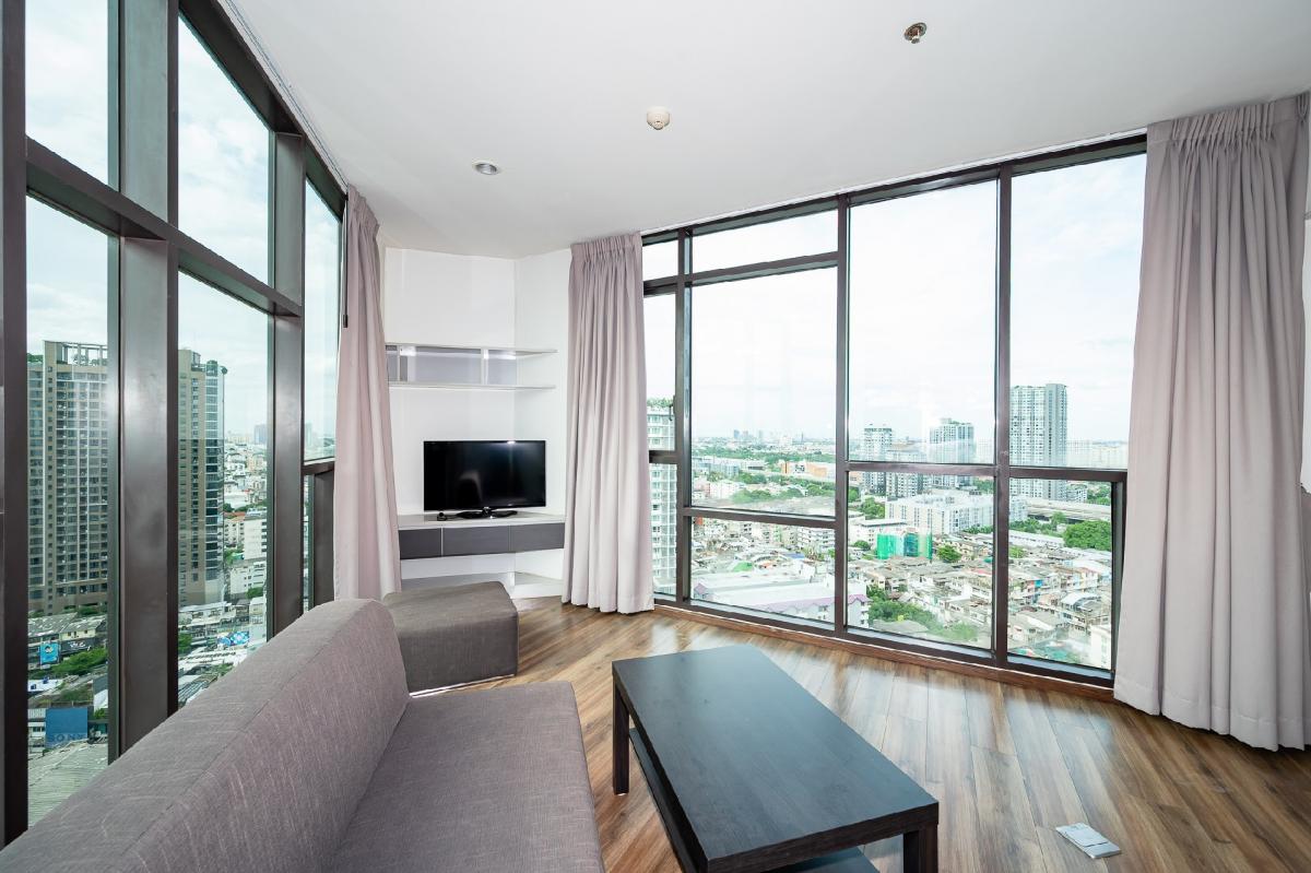 For RentCondoOnnut, Udomsuk : Rare Item!!  50 sqm close to BTS Newly Renovated from Earthquake