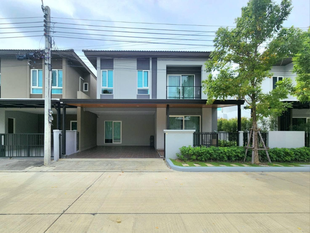 For RentSamut Prakan,Samrong : Single house Grande Pleno Mega Bangna fully furnished ( SPSEVE571 )