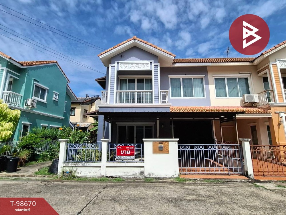 For SaleTownhomePathum Thani,Rangsit, Thammasat : Townhouse for sale, Baan Fah Piyarom Project, Ruen Phruek Phase 8, Lam Luk Ka, Pathum Thani