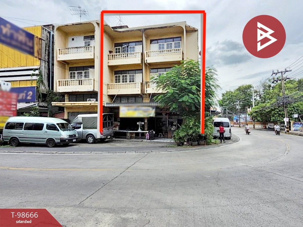 ขายอาคารพาณิชย์นนทบุรี บางใหญ่ บางบัวทอง : ขายอาคารพาณิชย์ 3.5 ชั้น เนื้อที่ 33 ตร.วา บางกรวย นนทบุรี