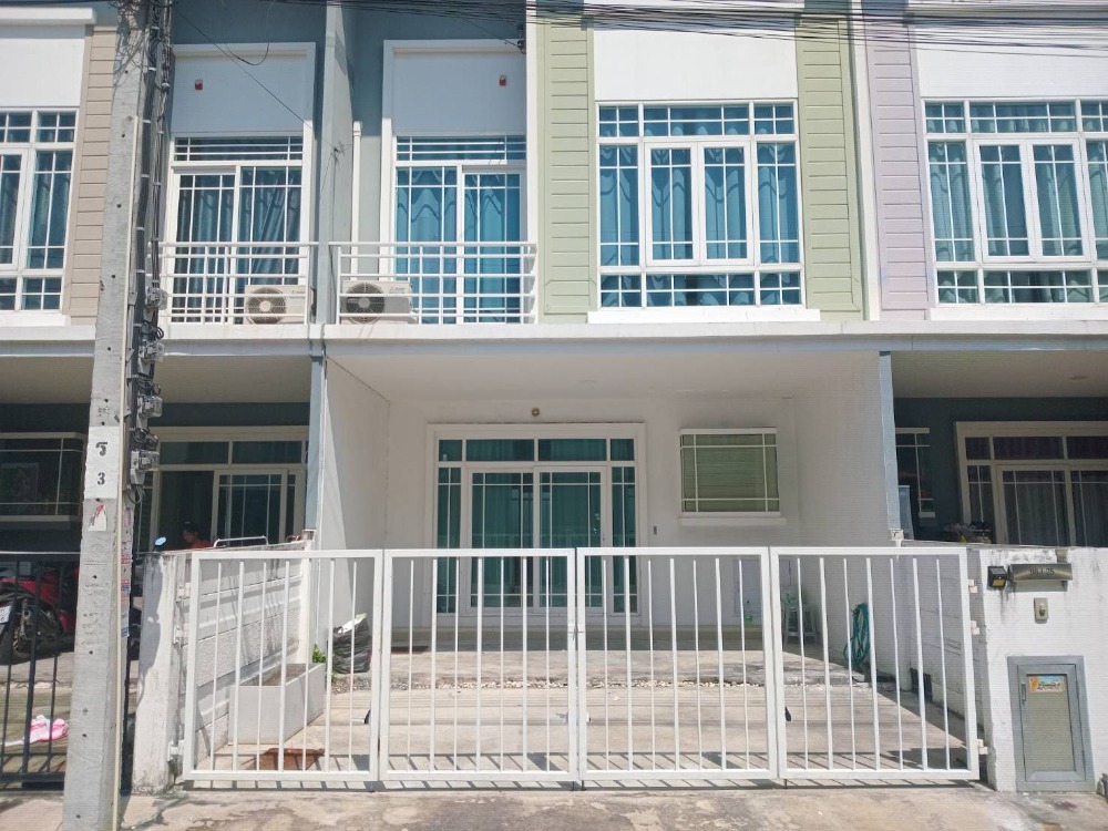 ให้เช่าทาวน์โฮมราษฎร์บูรณะ สุขสวัสดิ์ : ให้เช่าบ้านใหม่ถูกมาก ทาวน์โฮม คิว ดิสทริค สุขสวัสดิ์-วงแหวนพระราม 3 ค่าเช่า 14,000